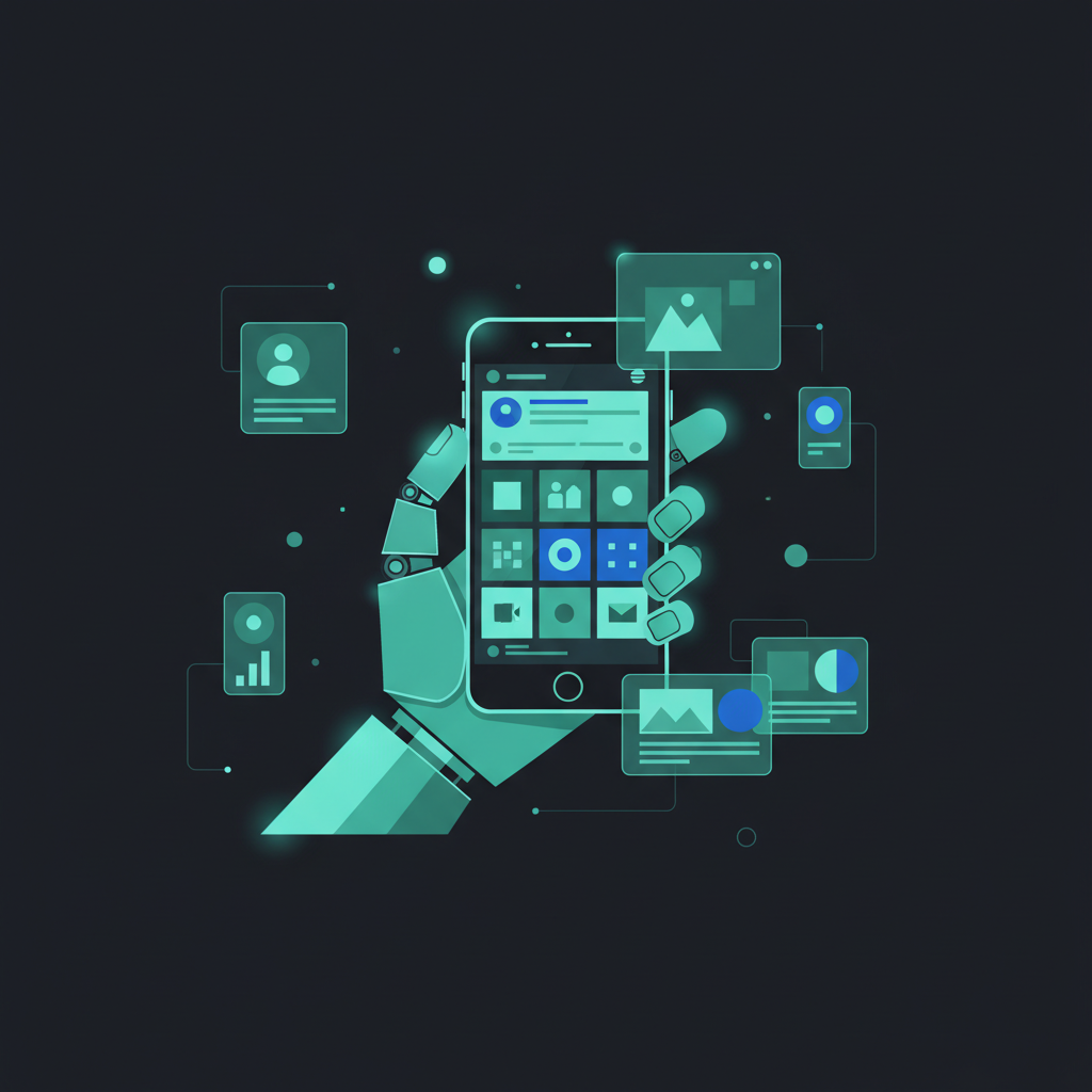 Content agent generating social media posts for a nail salon